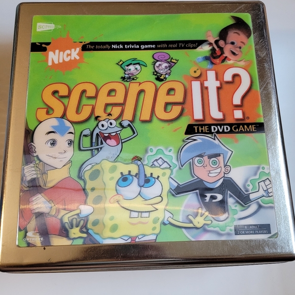 Nick Scene It Interactive DVD Game by Screenlife Complete Tin Box Edition - Picture 1 of 9